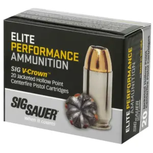 Alternative view of SIG SAUER V-CROWN 380ACP 90GR JHP 20RD BX 200RD CASE