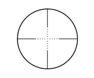 Alternative view of BSA TACT WPN 1-4X24 MIL DOT BLK