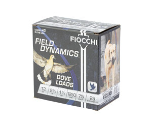 FIOCCHI D&Q 12GA 2.75" #7.5 25/250 - Image 3