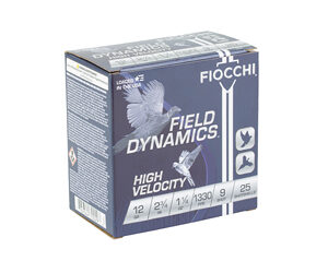 FIOCCHI HV LD 12GA 2.75" #9 25/250 - Image 2