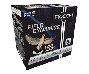 FIOCCHI D&Q 28GA 2.75" #8 25/250