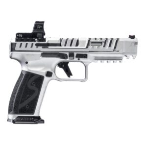 DEMO Canik SFx Rival-S Chrome Handgun 9mm Luger 18rd Magazine 5" Barrel Chrome with MO2 Optic